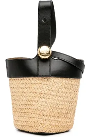 Loewe Pre-owned, Kobieta, Beżowy, ONE SIZE, Pre-owned Raffia shoulder-bags