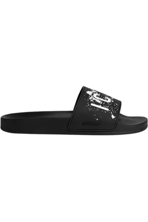 Dsquared2 Buty, Mężczyzna, Czarny, 40 EU, Sandał Ergonomiczna wkładka Icon Splash
