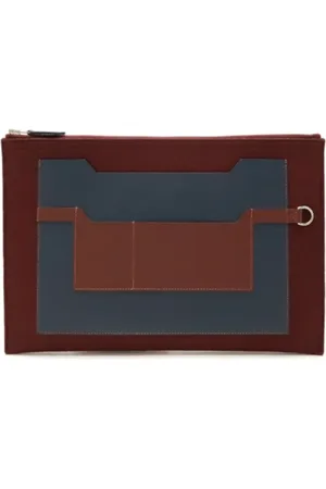 Hermès Pre-owned, Kobieta, Niebieski, ONE SIZE, Skóra, Pre-owned Leather clutches