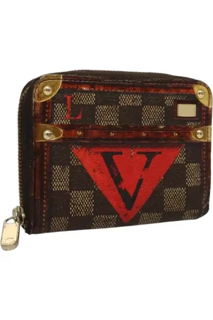 LOUIS VUITTON Pre-owned, Kobieta, brązowy, ONE SIZE, Pre-owned portfele płócienne