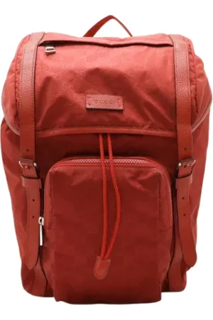 Gucci Pre-owned, Kobieta, Czerwony, ONE SIZE, Skóra, Pre-owned Leather backpacks