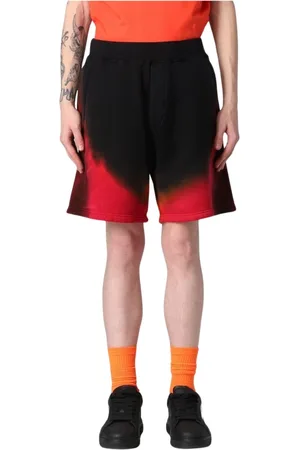 Dsquared2 Szorty, Mężczyzna, Wielobarwność, M, Czarne Stylowe Bawełniane Szorty Tie Dye