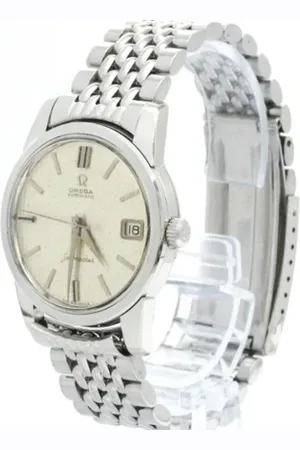 Omega Pre-owned, Mężczyzna, Szary, ONE SIZE, Pre-owned Stainless Steel watches