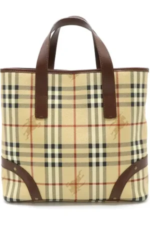 Burberry Pre-owned, Kobieta, Beżowy, ONE SIZE, Skóra, Pre-owned Leather totes