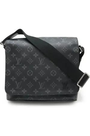 LOUIS VUITTON Pre-owned, Mężczyzna, Czarny, ONE SIZE, Pre-owned Canvas crossbody-bags