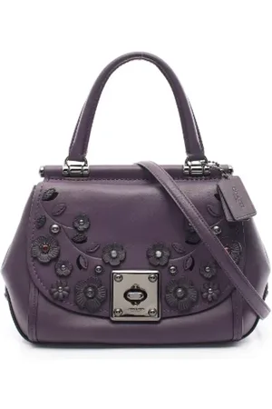 Coach Pre-owned, Kobieta, Fioletowy, ONE SIZE, Skóra, Pre-owned Skórzane torebki