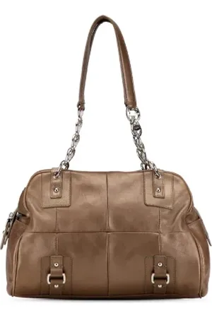 Salvatore Ferragamo Pre-owned, Kobieta, brązowy, ONE SIZE, Skóra, Pre-owned skórzane torby na ramię