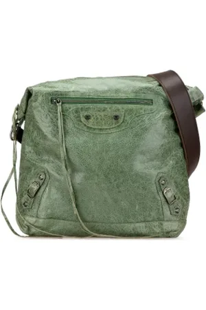 Balenciaga Pre-owned, Kobieta, Zielony, ONE SIZE, Skóra, Pre-owned Leather crossbody-bags