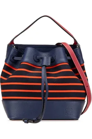 Loewe Pre-owned, Kobieta, Niebieski, ONE SIZE, Skóra, Pre-owned Skórzane torebki