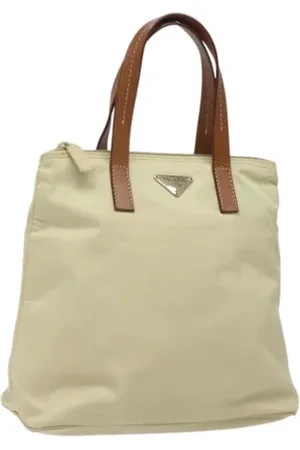 Prada Pre-owned, Kobieta, Biały, ONE SIZE, Nylon, Pre-owned Nylon handbags