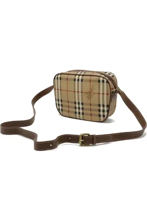Burberry Pre-owned, Kobieta, Beżowy, ONE SIZE, Skóra, Pre-owned Leather crossbody-bags