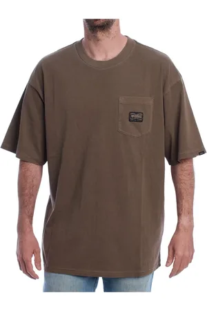 Vans Koszulki, Mężczyzna, brązowy, S, Bawełna, T-shirt z krótkim rękawem Casual Streetwear Style