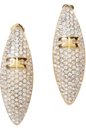 Elisabetta Franchi Akcesoria, Kobieta, Żółty, ONE SIZE, Złoty Naszyjnik Biżuteryjny