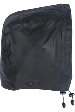Barbour Akcesoria, Kobieta, Niebieski, ONE SIZE, Niebieska Woskowana Bawełniana Kaptur