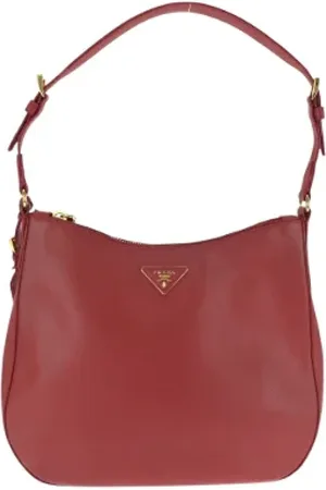 Prada Pre-owned, Kobieta, Czerwony, ONE SIZE, Skóra, Pre-owned Leather prada-bags