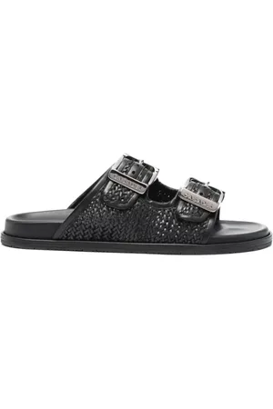 Casadei Buty, Kobieta, Czarny, 37 EU, Czarne Skórzane Sandały