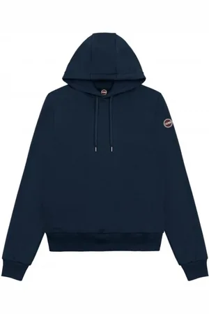 Colmar Bluzy, Mężczyzna, Niebieski, L, Bawełna, Klasyczny bluza z kapturem