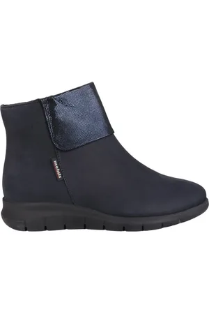 Mephisto Buty, Kobieta, Niebieski, 37 EU, Zamsz, Ergonomiczny ocieplany but o szerokim profilu - niebieski