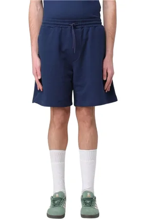 Msgm Szorty, Mężczyzna, Niebieski, M, Casual czarne szorty dla mężczyzn