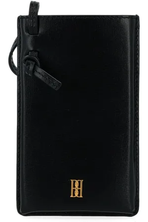 By Malene Birger Akcesoria, Kobieta, Czarny, ONE SIZE, Len, Czarny Telefon Aya Model 101959