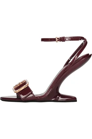 Nº21 Buty, Kobieta, Czerwony, 40 EU, Sandały Czerwone