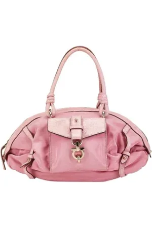 Salvatore Ferragamo Pre-owned, Kobieta, Różowy, ONE SIZE, Skóra, Pre-owned Canvas handbags