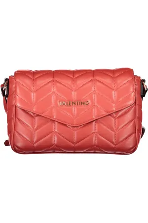 Valentino by Mario Valentino Torebki, Kobieta, Czerwony, ONE SIZE, Len, Czerwona Torba na Ramię z Polietylenu