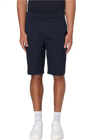 add Szorty, Mężczyzna, Niebieski, 2XL, Niebieskie męskie szorty krawieckie