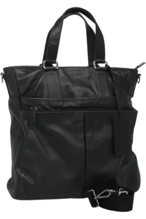 Prada Pre-owned, Kobieta, Czarny, ONE SIZE, Skóra, Pre-owned Skórzane torebki
