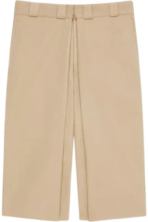 Givenchy Szorty, Mężczyzna, Beżowy, M, Luźne wełniane szorty