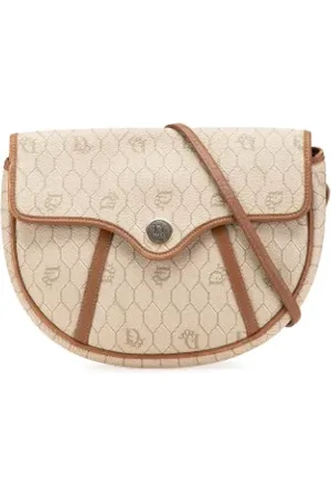 Dior Pre-owned, Kobieta, Beżowy, ONE SIZE, Pre-owned Fabric crossbody-bags