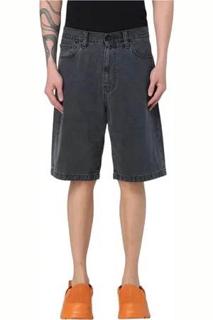 Carhartt Szorty, Mężczyzna, Czarny, W31, Denim, Czarne luźne szorty