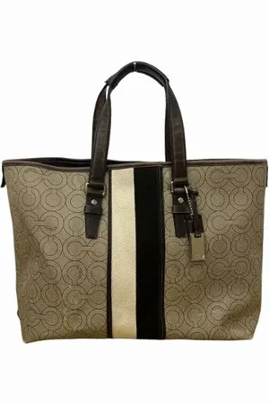Coach Pre-owned, Kobieta, Beżowy, ONE SIZE, Skóra, Pre-owned Skórzane torebki