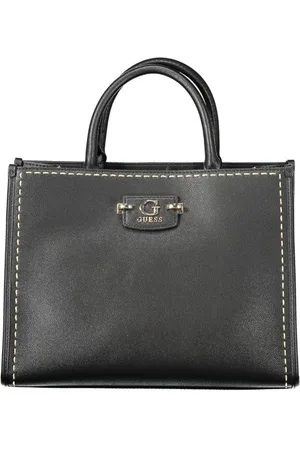 Guess Torebki, Kobieta, Czarny, ONE SIZE, Len, Elegancka Czarna Torebka