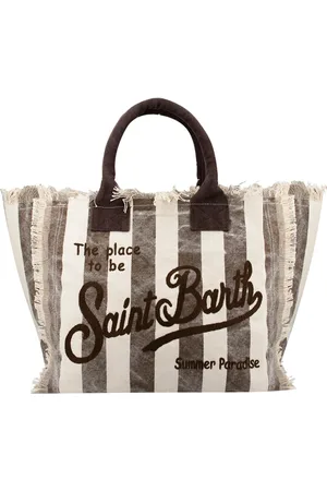 MC2 SAINT BARTH Torebki, Kobieta, Beżowy, ONE SIZE, Bawełna, Torba z Kanwy