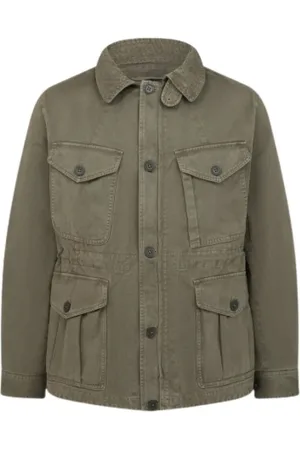 Belstaff Kurtki, unisex, Zielony, M, Zielona Kurtka Polowa Vintage