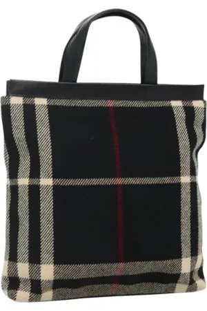 Burberry Pre-owned, Kobieta, Czarny, ONE SIZE, Skóra, Pre-owned Canvas handbags