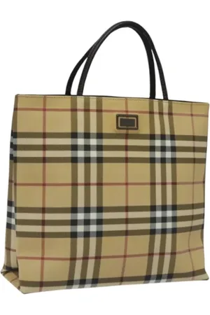 Burberry Pre-owned, Kobieta, Beżowy, ONE SIZE, Skóra, Pre-owned Skórzane torebki