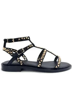 Ash Buty, Kobieta, Czarny, 38 EU, Studded Flat Sandal