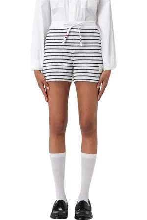 Thom Browne Szorty, Kobieta, Wielobarwność, XS, Paski Sweter Szorty Styl Casual