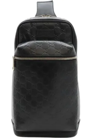 Gucci Pre-owned, Kobieta, Czarny, ONE SIZE, Skóra, Pre-owned Leather crossbody-bags