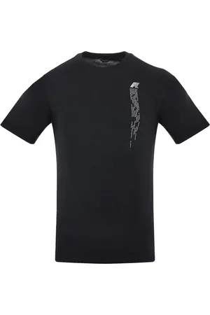 K-Way Koszulki, Mężczyzna, Czarny, 3XL, Digital Rain Jersey T-Shirt