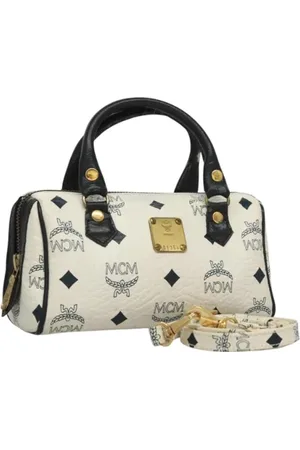 MCM Pre-owned, Kobieta, Wielobarwność, ONE SIZE, Skóra, Pre-owned Skórzane torebki