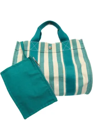 Hermès Pre-owned, Kobieta, Zielony, ONE SIZE, Pre-owned Canvas totes