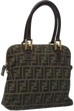 Fendi Pre-owned, Kobieta, brązowy, ONE SIZE, Skóra, Pre-owned Canvas handbags