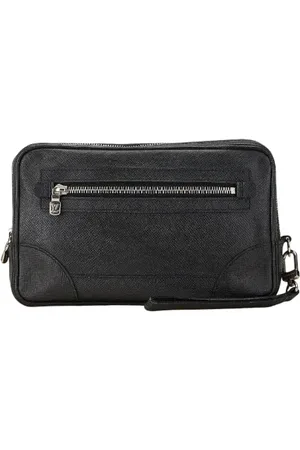LOUIS VUITTON Pre-owned, Mężczyzna, Czarny, ONE SIZE, Skóra, Pre-owned Leather clutches
