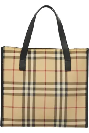 Burberry Pre-owned, Kobieta, Beżowy, ONE SIZE, Pre-owned Canvas handbags