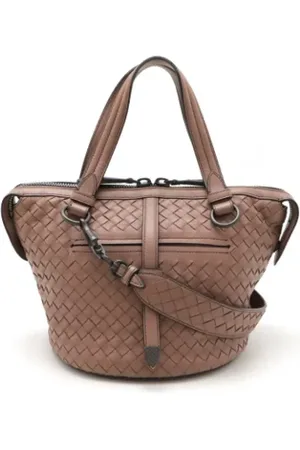 Bottega Veneta Pre-owned, Kobieta, Beżowy, ONE SIZE, Skóra, Pre-owned Skórzane torebki