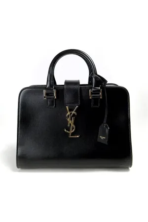 Saint Laurent Pre-owned, Kobieta, Czarny, ONE SIZE, Skóra, Pre-owned Skórzane torebki