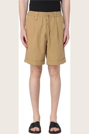 Paolo Pecora Szorty, Mężczyzna, Beżowy, XL, Casual Shorts